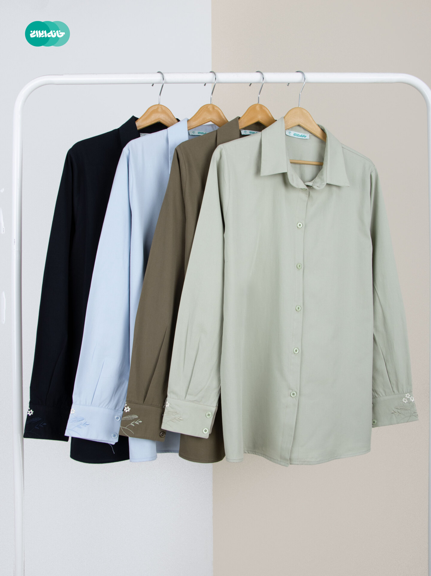  شومیز پوپلین گلریز 