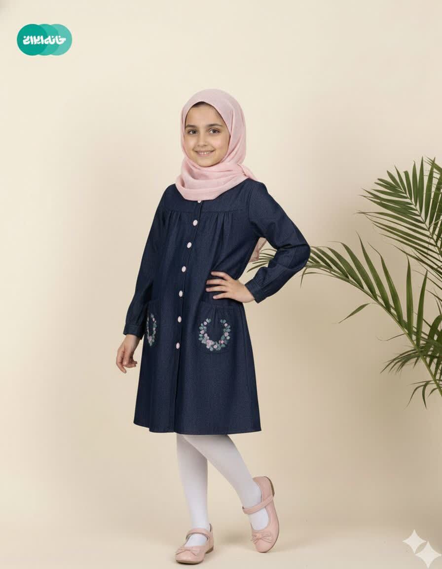  تونیک جین دخترانه یاسمین 