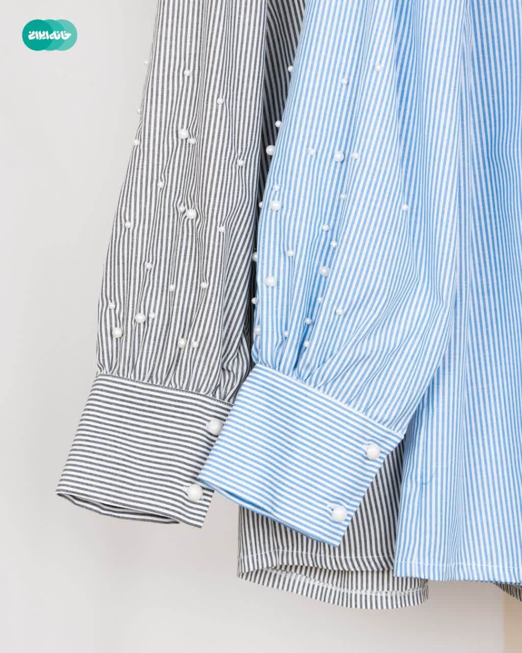  شومیز تترون راه راه یارا زنانه 